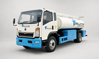 Camion de ravitaillement mobile HOWO léger 4x2, 5m³ ou 8m³, avec système de distribution et pompe haute pression
