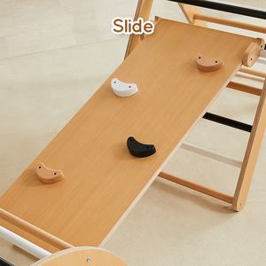 Asweets Toddler Montessori Marco <span class=keywords><strong>de</strong></span> escalada <span class=keywords><strong>de</strong></span> madera Patio interior Piklers Triangle Climber - Product Image 4