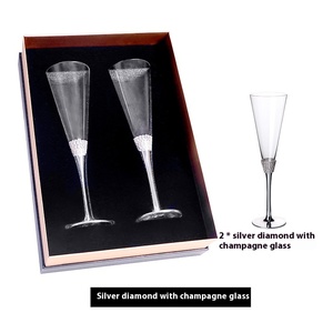 Creative Transparent Household Cocktail Cup Encrusted With Crystal Perfect Gift Box For Red Wine <strong>Flute</strong> Glasses For <strong>Champagne</strong> - Product Image 6
