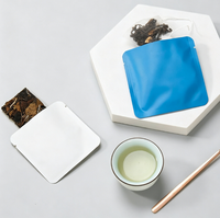 Sachets en Mylar personnalisés imprimés, laminés, à trois soudures latérales, plats, petits, pour thé, sachets anti-humidité pour poudre de boisson