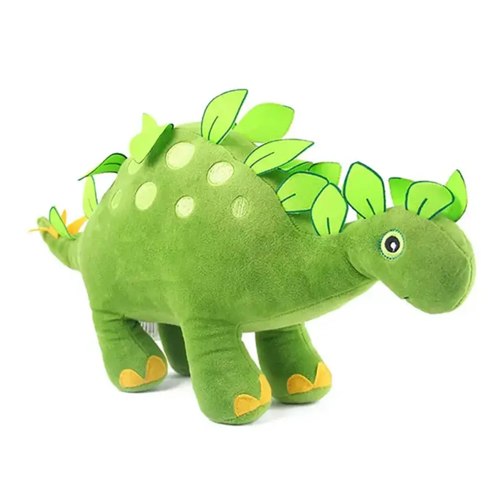 선전용 싼 연한 색 녹색 공룡은 아이를 위한 동물성 견면 벨벳 공룡 세계 장난감 주문 재미있은 견면 벨벳 공룡 선물을 채웠습니다