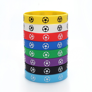 Pulsera deportiva impresa personalizable, pulsera de silicona no tóxica e inofensiva, pulseras de silicona de goma con logotipo personalizado - Product Image 4