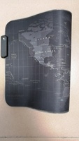 Tapis de souris de jeu, tapis de bureau, tapis de clavier RGB personnalisé, stock noir, logo personnalisé, tapis de souris en caoutchouc naturel antidérapant, cadeaux originaux