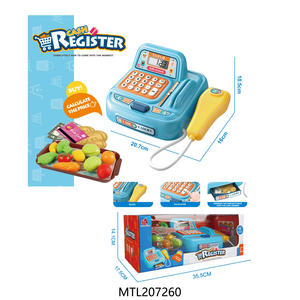 Dibujos animados cocodrilo pantalla táctil LCD calculadora juego de imaginación comida vegetal supermercado juguetes <span class=keywords><strong>caja</strong></span> <span class=keywords><strong>registradora</strong></span> juguete - Product Image 3