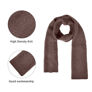 Ingrosso Inverno Set <span class=keywords><strong>Donna</strong></span> Caldo Berretto Pom Pon Lungo a Maglia <span class=keywords><strong>Guanti</strong></span> Invernali Cappello <span class=keywords><strong>Sciarpa</strong></span> - Product Image 4