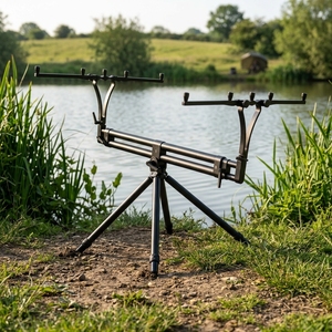 Rod Pod Deluxe di Alta Gamma per la Pesca alla Carpa, Pieghevole Multi-Angolo, Resistente alla Ruggine, Robusto per Pescatori Professionisti - Product Image 2