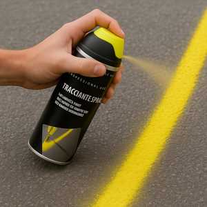 AmbroSol Tracriante Spray 360 Vernice Spray per Uso Professionale su Asfalto, Muri, Legno, Asciugatura Rapida, Arancione - Product Image 5