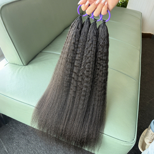 ผมถักโครเชต์แบบตรงหยักศก 100% ผมแท้เวียดนาม สีธรรมชาติ ทำด้วยมือ เหมาะสำหรับทุกโอกาส - Product Image 3