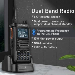 TID TD-UV68 analog FCC 2 yönlü telsiz uzun menzilli 10W walkie talkie telsiz el iki yönlü iletişim - Product Image 3