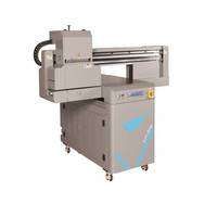 Imprimante à plat UV Fortune pour tête d'impression I3200 semi-automatique 750x950mm pour étuis de téléphone en plastique, bouteilles, étiquettes