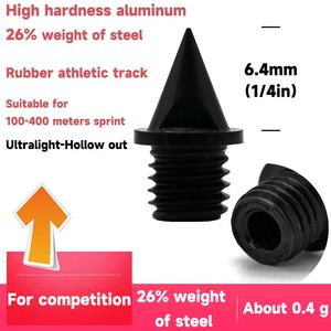 Chiodi da atletica leggera in alluminio cavo da 0,4 g, lunghezza 1/4 di pollice, a forma di piramide, ricambi per scarpe da atletica leggera, per corsa di velocità e cross country - Product Image 3