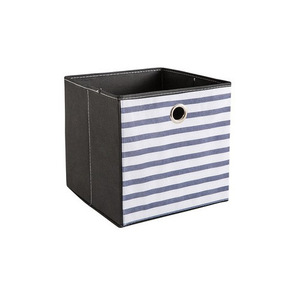 Dobrável Pano Retângulo Arquivo Organizador De Armazenamento Com Alça Vestuário Cubo De Tecido Caixa De Armazenamento Para Organizador De Casa - Product Image 1