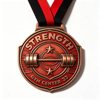 Médaille personnalisée de sport pour le tennis de table, idéale pour les tournois sportifs d'équipe, badges de récompense colorés avec ruban personnalisé