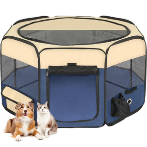 Parc portable pour animaux de compagnie, tente pliable, grande capacité, pour intérieur/extérieur, voyage, camping - Product Image 5