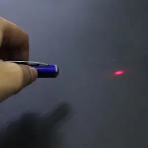 Lazer Light Pen Laserpointer Leistungs starker medizinischer roter Laser Weiß Benutzer definiertes Logo Metall LED Licht Kugelschreiber Promotion Touch