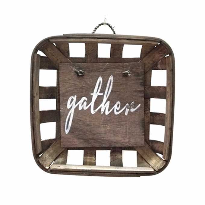 24 tobacco basket Amazon.com Form meets function in this set of distressed Vintage 24" Handmade Tobacco Basket