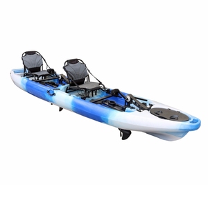<span class=keywords><strong>Kayak</strong></span> Vicking de 14 Pies para 2 Personas, Asiento Doble, Pesca, <span class=keywords><strong>Pedales</strong></span>, <span class=keywords><strong>Kayak</strong></span> de Pesca de Plástico LLDPE con <span class=keywords><strong>Pedales</strong></span>, Canoa - Product Image 3