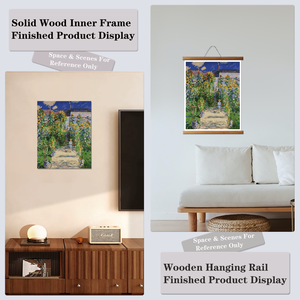 Paint By Numbers Canvas Art Kit Floral Garden Scene Digital Printing Rectangle Handmade DIY Painting Set - Product Image 6
