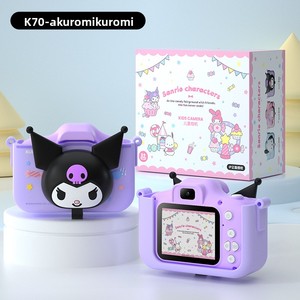 Nouvel appareil photo pour enfants Sanrio Kuromi, dessin animé, haute définition, double caméra, mini appareil photo numérique pour cadeaux - Product Image 6