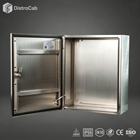 Boîtier métallique ventilé pour capteur, testé anti-pulvérisation salée IP66 480H, conforme RoHS, pour usine de transformation alimentaire HMB