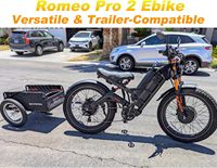 Vélo Électrique Tout-Terrain Romeo Pro 2 Eahora, Pneus Larges 26*4.0, 250W, VTT Hybride/Cargo, Stock US/UE, pour Adulte