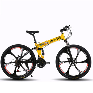 Bicicleta de Montaña con Suspensión Completa para Hombre y Mujer, 24/27/30 Velocidades, con Frenos de Disco, Disponible en 24/26/27.5 Pulgadas, para Ciclismo Todoterreno - Product Image 4