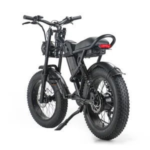 저렴한 가격 EUR 영국 및 미국 창고 20 인치 500W 48V 15ah 자전거 지방 타이어 전기 자전거