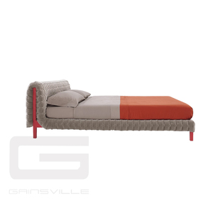 Gainsville muebles de lujo de alta calidad dormitorio tapizado 1,5 y 1,8 M juegos de cama matrimonial juego de cama doble - Product Image 3
