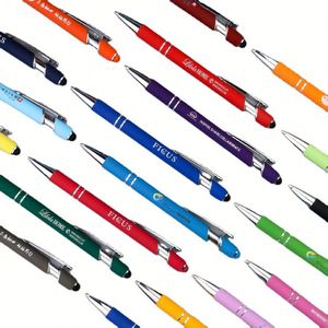 Custom Logo Printed Metal Ballpoint <b>Pen</b> with 1.0mm Black Ink Multi-color Modern Design for Office/School/Gift Use - Product Image 6