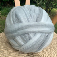 Laine douce et épaisse Jumbo Roving Top comme 8cm d'épaisseur 100% fil épais moelleux acrylique volumineux pour le tricot des bras