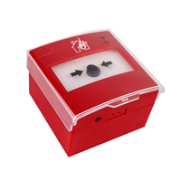 Punto de llamada de fuego manual de alarma de incendio reiniciable con luz LED