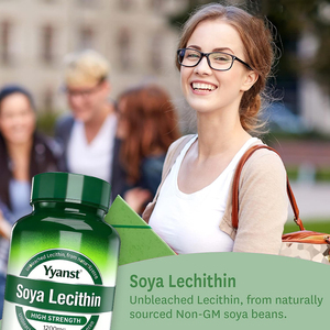 Gélules de lécithine de soja de haute qualité à marque privée : Améliore la mémoire, soutient la fonction hépatique, renforce l'immunité - Product Image 2