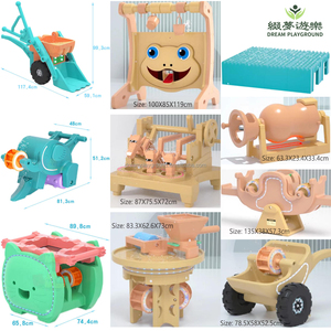 Area Giochi per Bambini e Neonati, Parco Giochi al Coperto, Sabbiera in Ceramica Nano con Semi di Cassia, Grande Piscina in HDPE, Attrezzatura per Giochi - Product Image 3