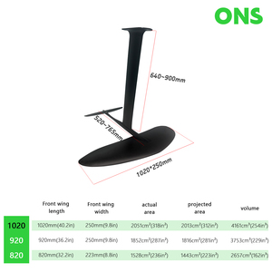 OEM/ODM Factory JFS-Axis PNG 1150 Hydrofoil <b>Set</b> Carbon High Performance Front Wing/Full Mast/Fuselage/Rear Wing JFS SP PNG 1150 - Product Image 2