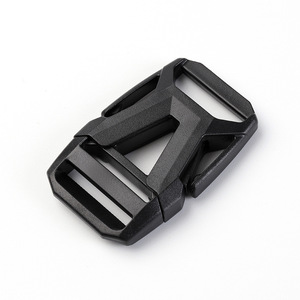 Hebilla de Plástico de Liberación Lateral de 25 mm, Negra, Resistente, para Bolsas - Product Image 2