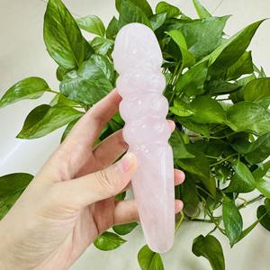 Yoni tongkat penyembuhan alami kuarsa Dildo batu permata Penis mainan seksi dewasa tongkat seksi orgasme perangkat masturbasi - Product Image 4