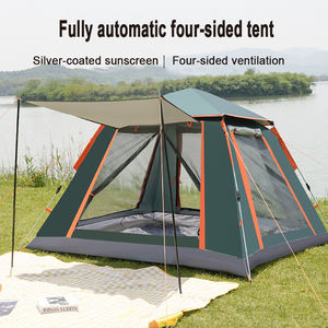 <span class=keywords><strong>Tente</strong></span> de camping portable imperméable pour <span class=keywords><strong>2</strong></span> à 4 personnes, <span class=keywords><strong>tente</strong></span> automatique pop-<span class=keywords><strong>up</strong></span> en Oxford 210D pour la famille ou les couples - Product Image 4