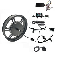 Kits de conversion de roue de vélo électrique avec moteur intégré 72V 3000W 60V 2500W 48V 2000W, déport de 175 mm, pour roue large 20x4.0