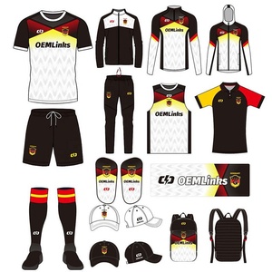 <span class=keywords><strong>Set</strong></span> Uniforme per Calcio, <span class=keywords><strong>Pallavolo</strong></span> e Basket per Adulti, Maglia in Fibra di Poliestere a Rapida Asciugatura per Allenamento Sportivo - Product Image 4