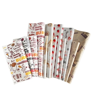 Biểu Tượng Tùy Chỉnh In Ấn Thực Phẩm Cấp Deli Bao Bì Tấm Mỡ Chịu Mài Mòn Nướng Bánh Hamburger Bọc Không Thấm Mỡ Giấy Cho BBQ - Product Image 2