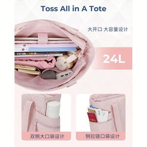Women's Fashion Large Capacity Laptop <b>Tote</b> Shoulder <b>Bag</b> with Zipper Closure and Nylon Material - Product Image 3