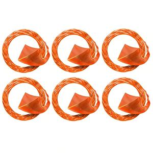 Paquete de 6 hilos de repuesto AL2420P para desbrozadora, compatibles con desbrozadoras EGO Power+ de 15 pulgadas y 56 voltios, precortados de 0.095 pulgadas - Product Image 1
