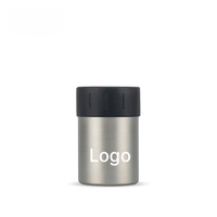 Refroidisseur de canettes à double paroi sous vide personnalisable, en acier inoxydable 304, support multi-usages pour canettes de bière et de soda