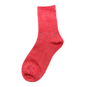 Chaussettes de sport de danse KTS652 OEM unisexes personnalisées en tricot/broderie avec logo Lurex, fabriquées à partir d'un mélange de fils dorés et argentés avec du <span class=keywords><strong>lycra</strong></span> - Product Image 4