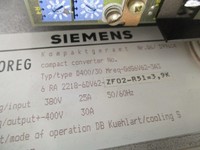 Convertisseur compact Simoreg D400/30 6ra2218-6dv62- Zf02 Unmp