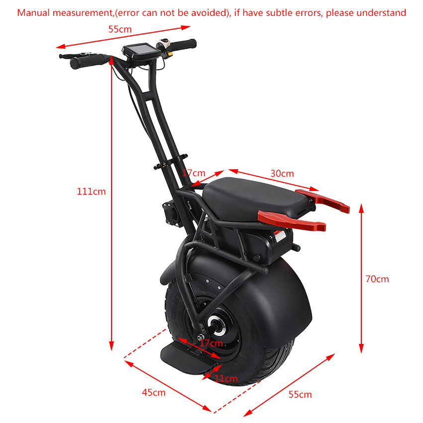 2022 Одноколесный мотоцикл, большое колесо, самобалансирующийся Электрический Одноколесный скутер