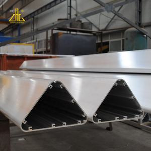 Profil Ekstrusi Tabung Segitiga Aluminium, Profil Sudut Sama Sisi Aluminium, Profil Segitiga Aluminium dengan Sisi Yang Sama - Product Image 6