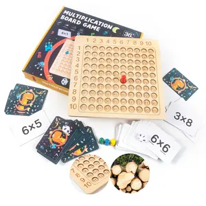Gioco da tavolo di propagazione matematica Montessori blocchi di conteggio dell'aggiunta di divisione in legno giocattolo educativo per l'apprendimento prescolare per i bambini