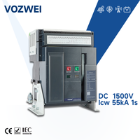 Desconectador de CC VOZWEI VW3GZ Serie DS VW3GZ-16 3/4P de 3 y 4 polos, 1600A, 1500V CC, 1000V CC, 1600V CC, Icw-1s, 55kA