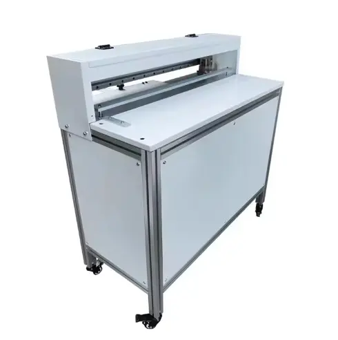 DL-550 ביצועים גבוהים אוטומטית לוח KT מכונת חיתוך קרטון V מכונת חיתוך חריץ לנייר